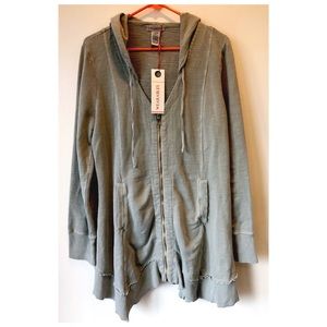 [XCVI] Green Boho Style Jacket, Size L